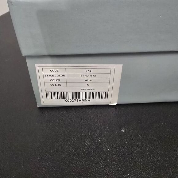 C.Paravano Women’s Stacked Metal Buckle Pumps EU 42 US 11.5 Pointed Toe - Picture 2 of 5